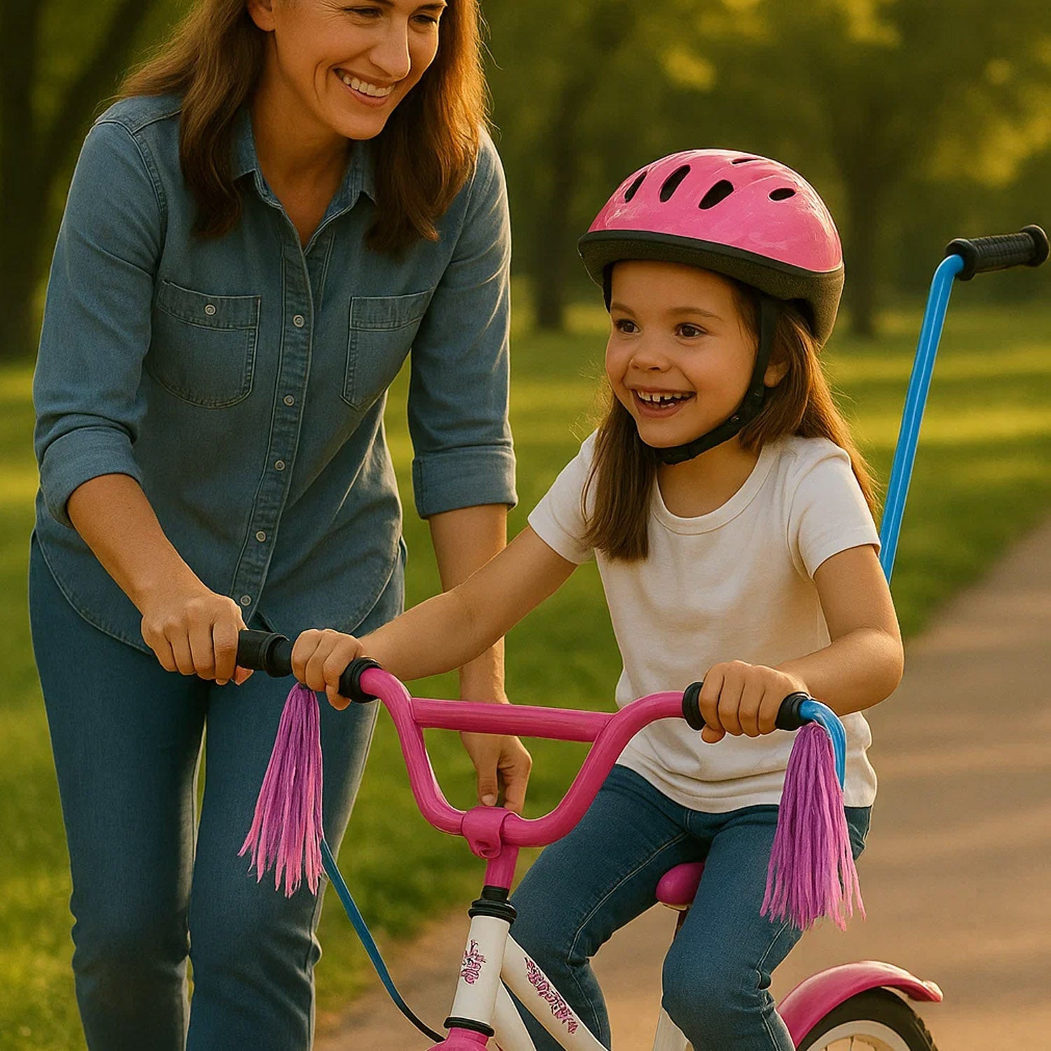 Fahrrad-Schubstangen
