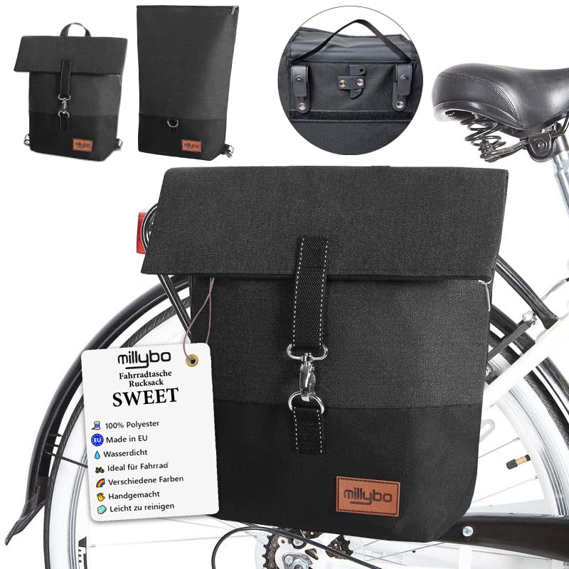MILLYBO SWEET – Stylische Fahrradtasche & Rucksack für Damen 801.005