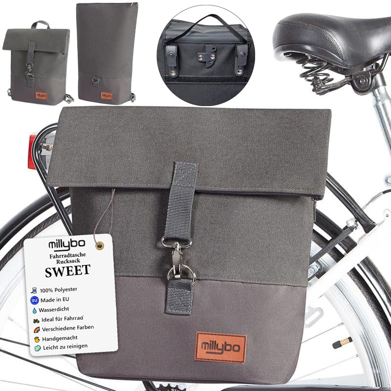 MILLYBO SWEET – Stylische Fahrradtasche & Rucksack für Damen 801.008