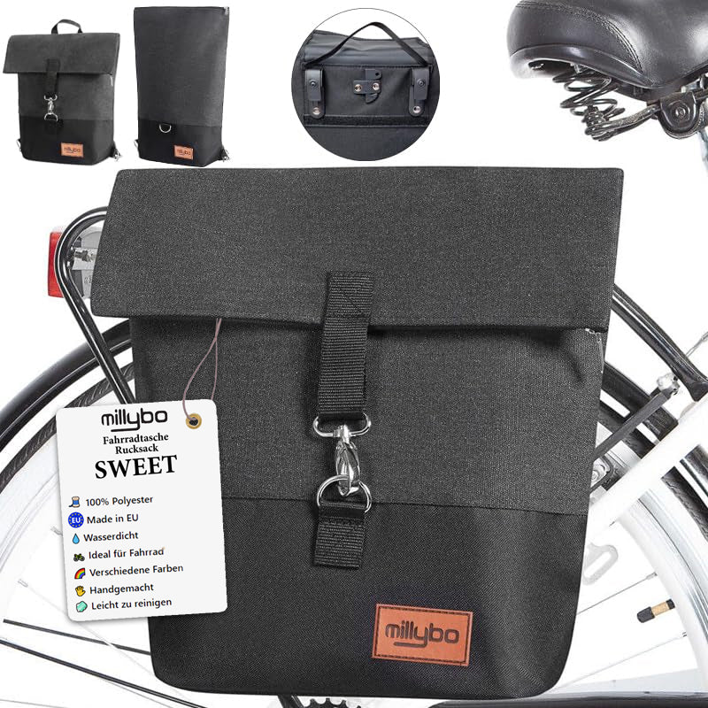 MILLYBO SWEET – Stylische Fahrradtasche & Rucksack für Damen 801.002