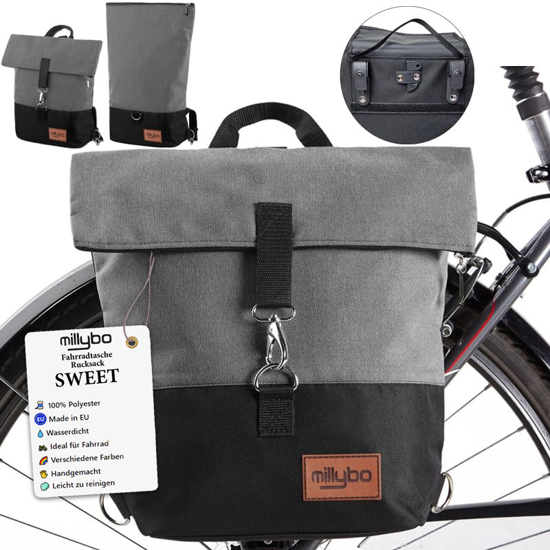 MILLYBO SWEET – Stylische Fahrradtasche & Rucksack für Damen 800.002
