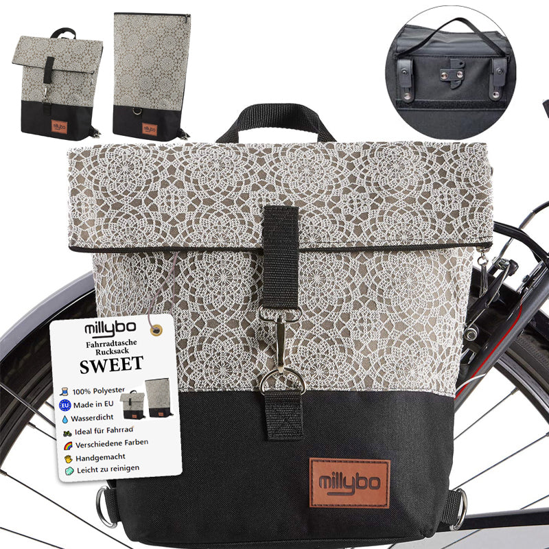 MILLYBO SWEET – Stylische Fahrradtasche & Rucksack für Damen 800.005