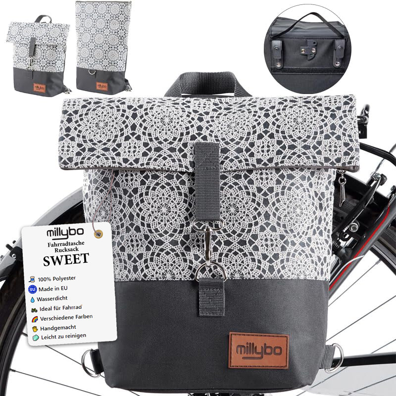 MILLYBO SWEET – Stylische Fahrradtasche & Rucksack für Damen 800.007