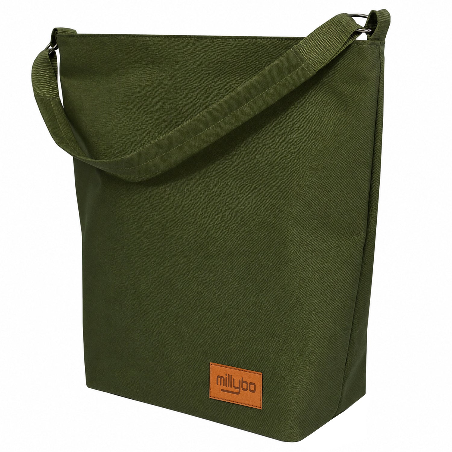 MILLYBO SHOPPER BAG Stylische Fahrradtasche für Gepäckträger 18L - Olivegrün