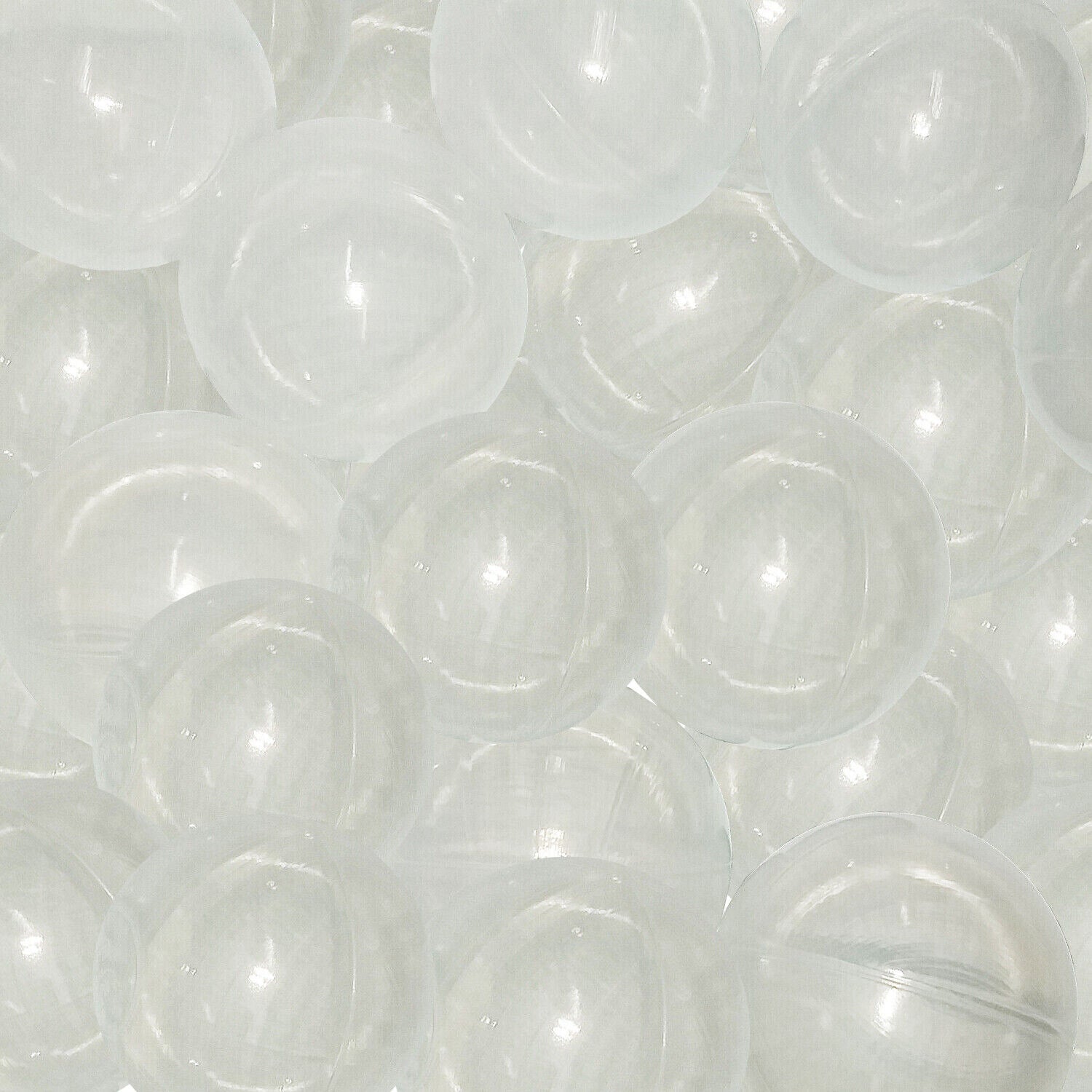 MILLYBO Plastikbälle 7 cm – Perfekt für Bällebad & Spielzelt - Klar