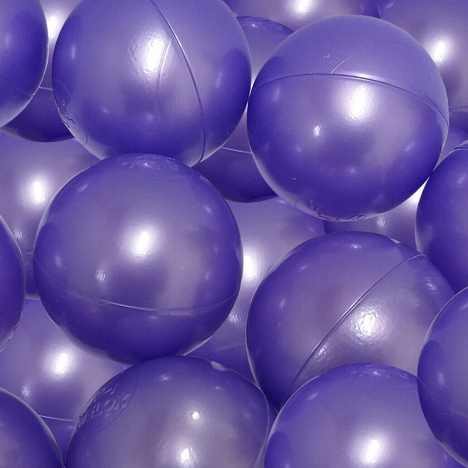 MILLYBO Plastikbälle 7 cm – Perfekt für Bällebad & Spielzelt - Lila