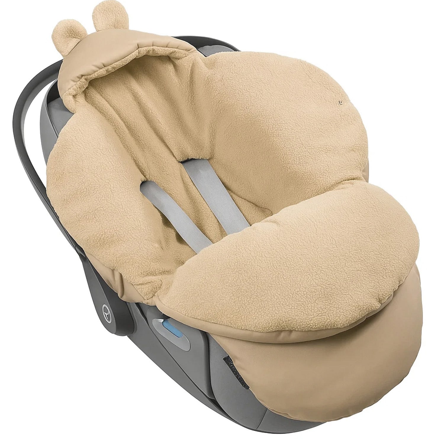 MILLYBO Baby Fußsack – Winter Einschlagdecke für Kinderwagen & Autositz - Beige