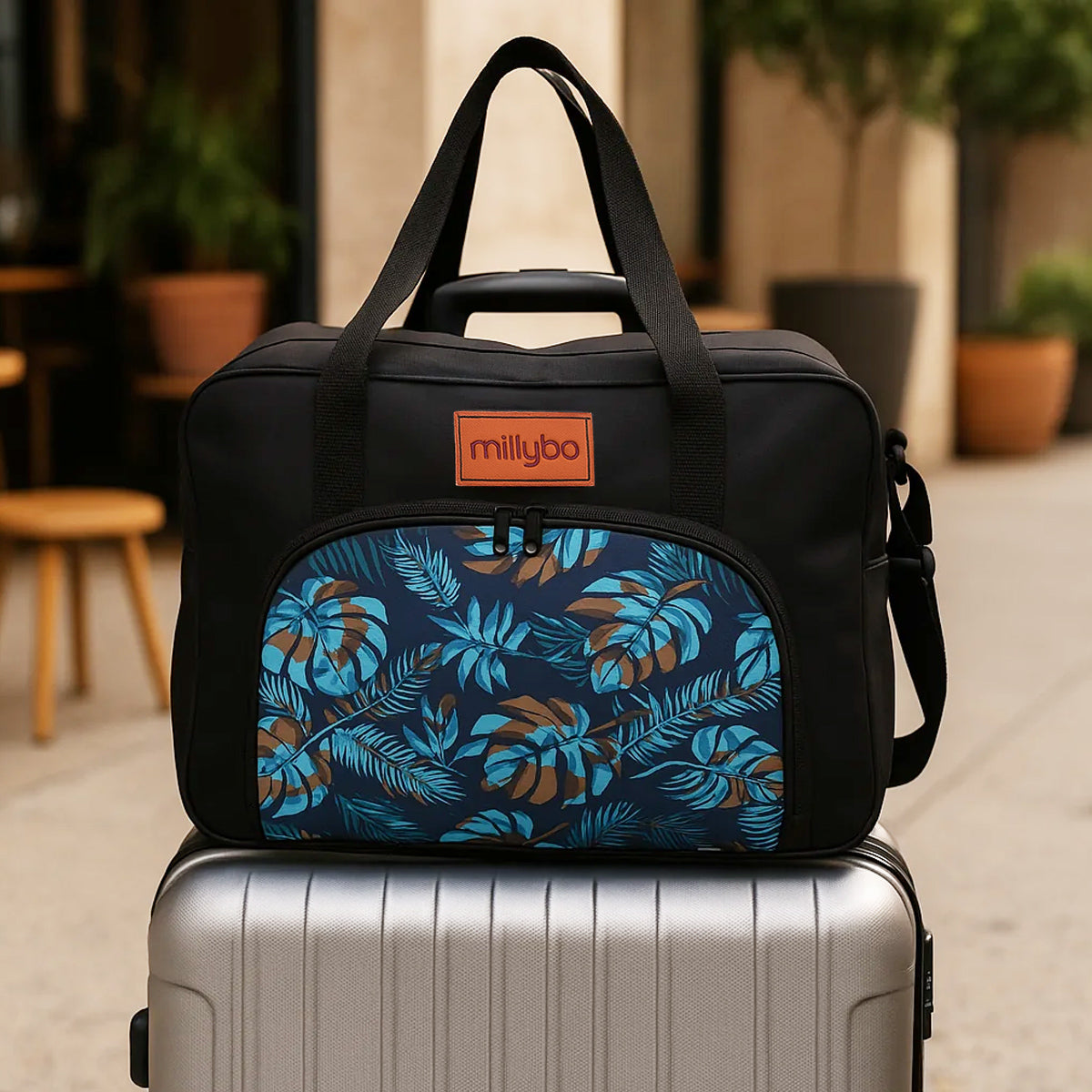 MILLYBO Reisetasche 40×30×20 cm – Handgepäck & Bordgepäck Flugtasche 700.002S