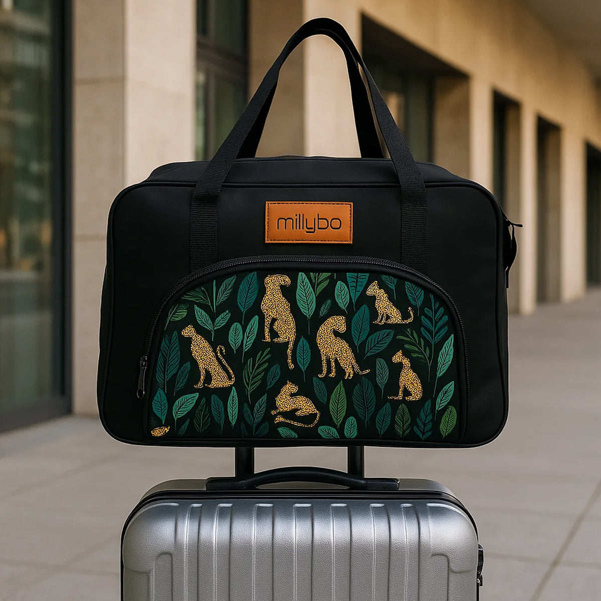 MILLYBO Reisetasche 40×30×20 cm – Handgepäck & Bordgepäck Flugtasche 700.004S