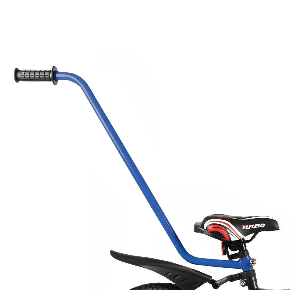 MILLYBO Universelle Schubstange für Kinderfahrrad 12–20" – Mehr Kontrolle & Sicherheit für Eltern: Blau