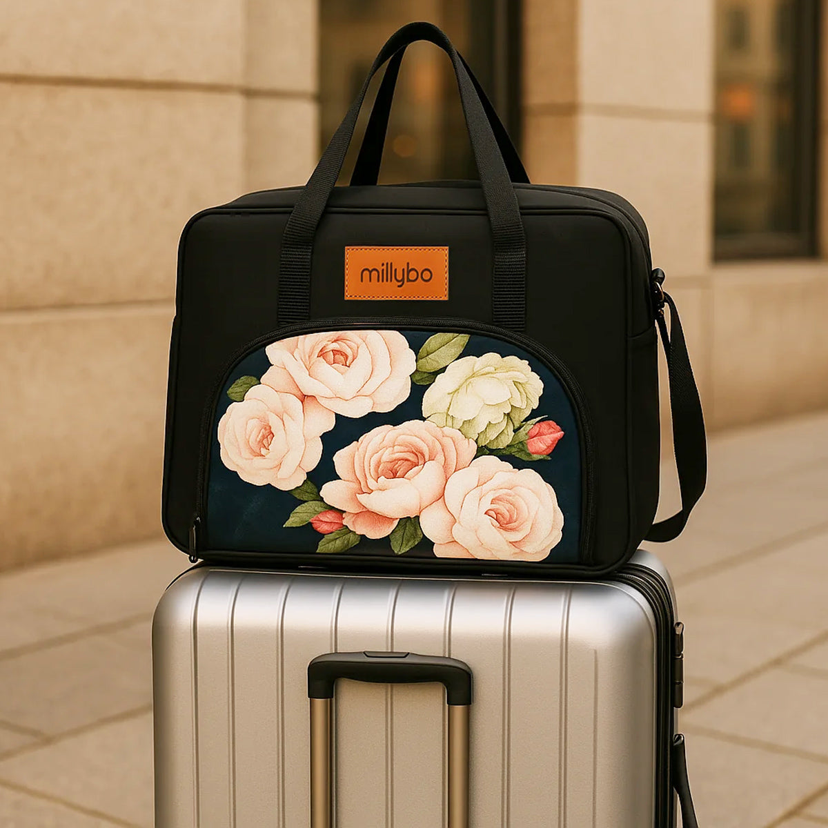 MILLYBO Reisetasche 40×30×20 cm – Handgepäck & Bordgepäck Flugtasche 901.004S