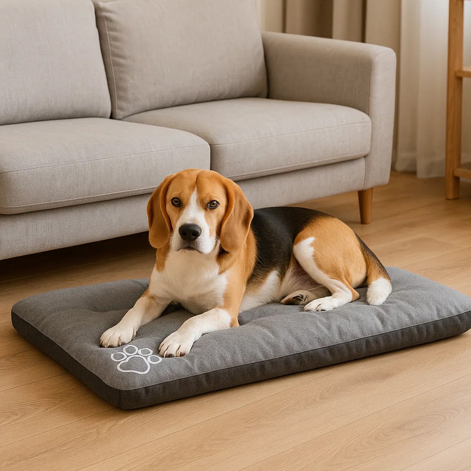 MILLYBO ECO Hundematratze  – Weiches Bett für Hunde und Katzen - Graphit Ekolen