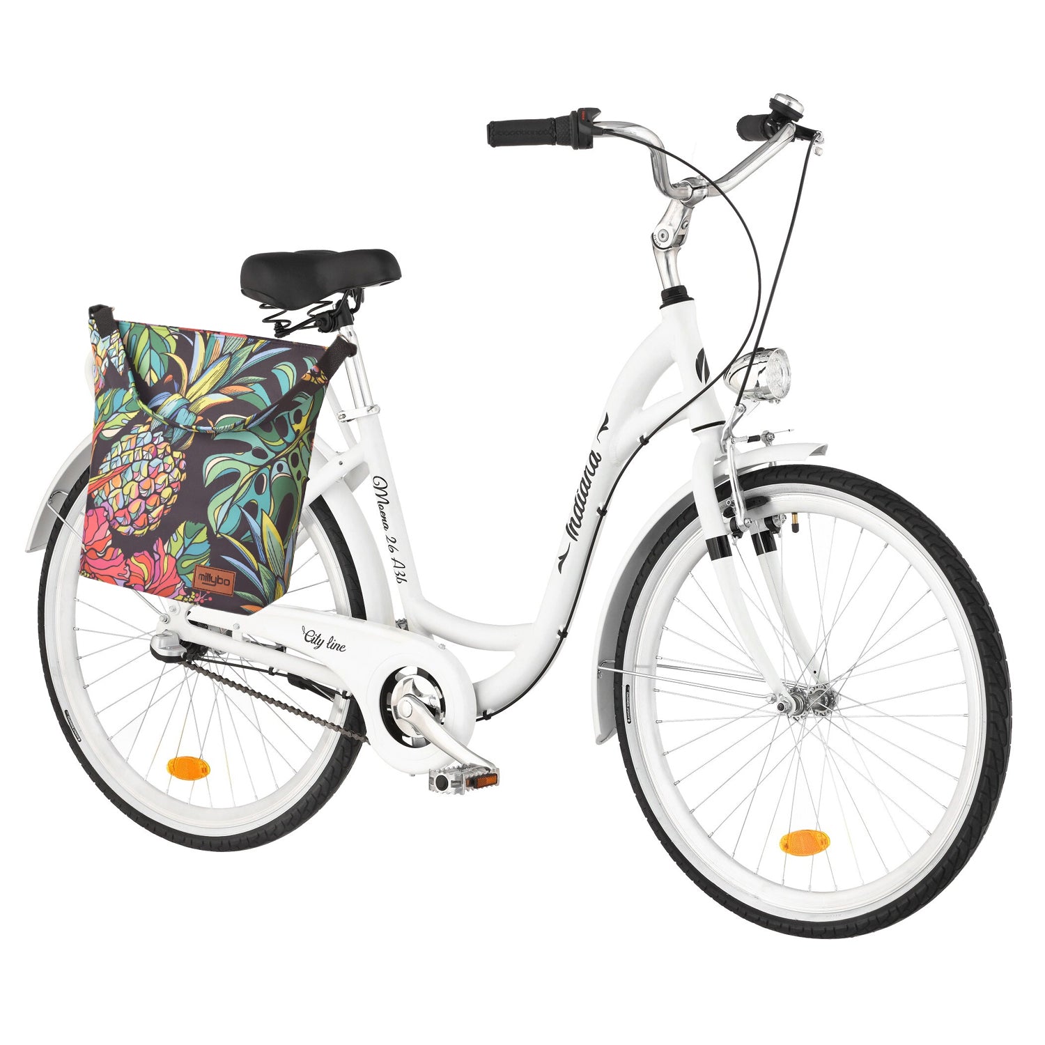 MILLYBO SHOPPER BAG Stylische Fahrradtasche für Gepäckträger 18L - 400.001