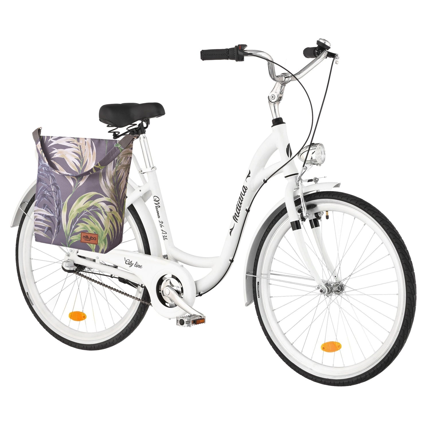 MILLYBO SHOPPER BAG Stylische Fahrradtasche für Gepäckträger 18L - 400.004