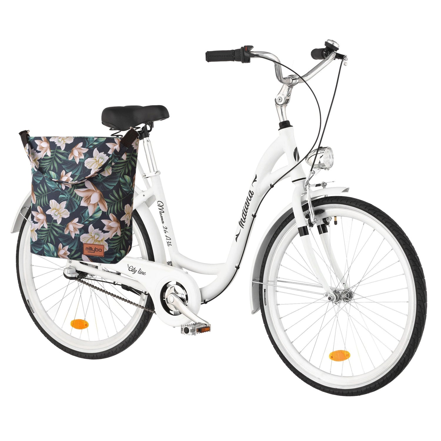 MILLYBO SHOPPER BAG Stylische Fahrradtasche für Gepäckträger 18L - 907.001