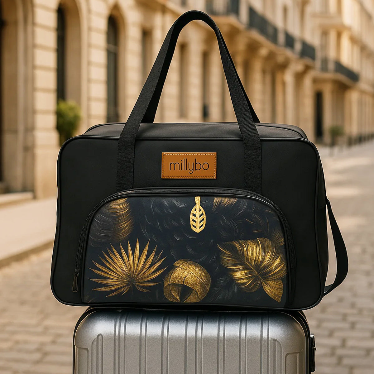 MILLYBO Reisetasche 40×30×20 cm – Handgepäck & Bordgepäck Flugtasche 700.013S