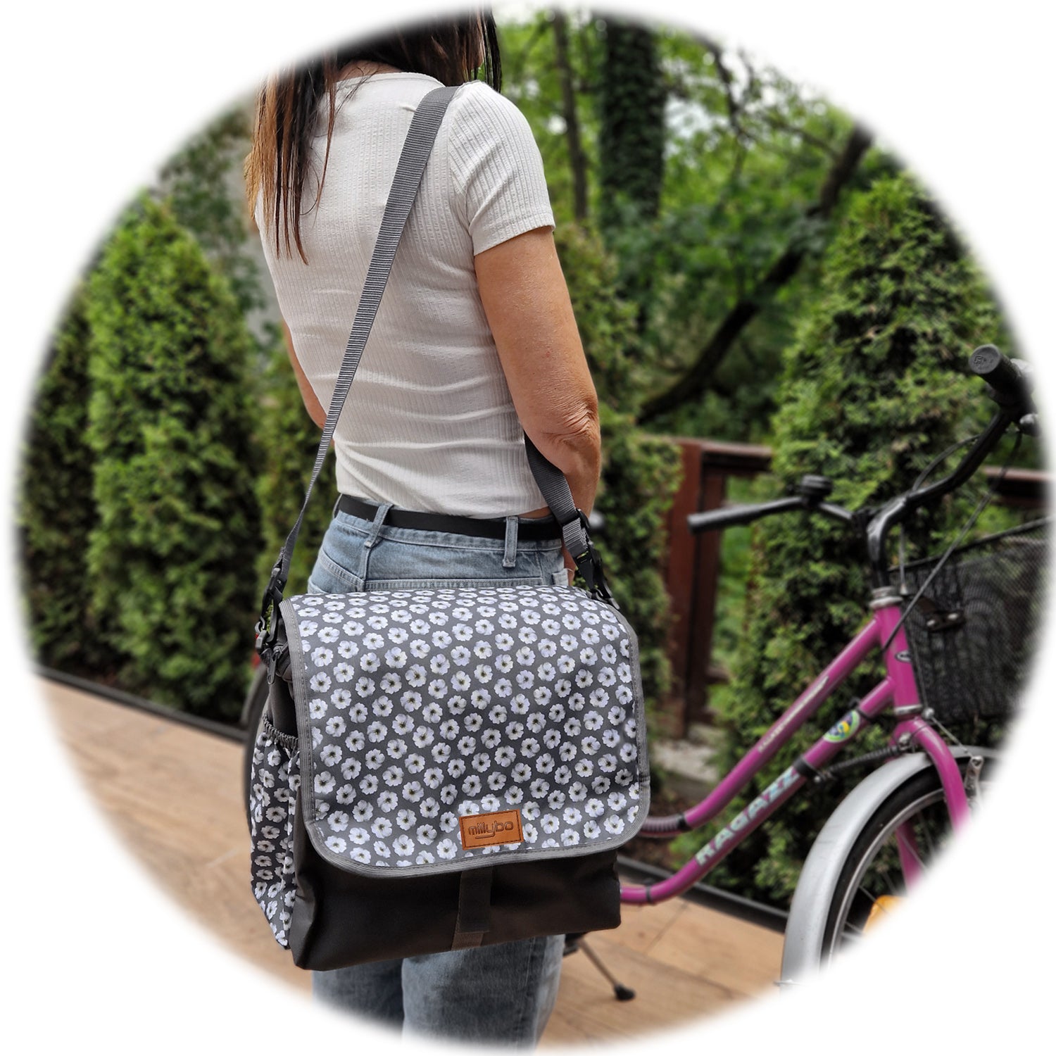 MILLYBO BETSIE Single Fahrradtasche für Gepäckträger 14L - 105.002