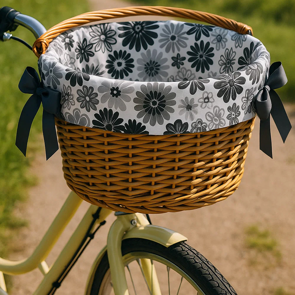 MILLYBO Fahrradkorb Einlage aus Stoff – Perfekte Passform & Schutz 100.004