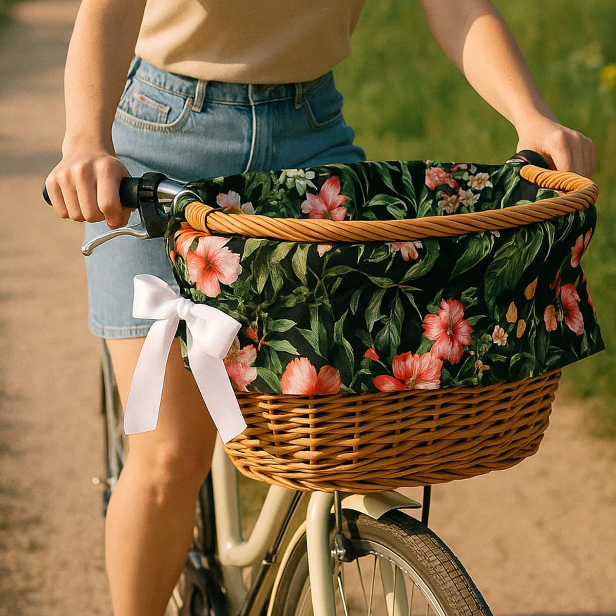MILLYBO Fahrradkorb Einlage aus Stoff – Perfekte Passform & Schutz 912.004