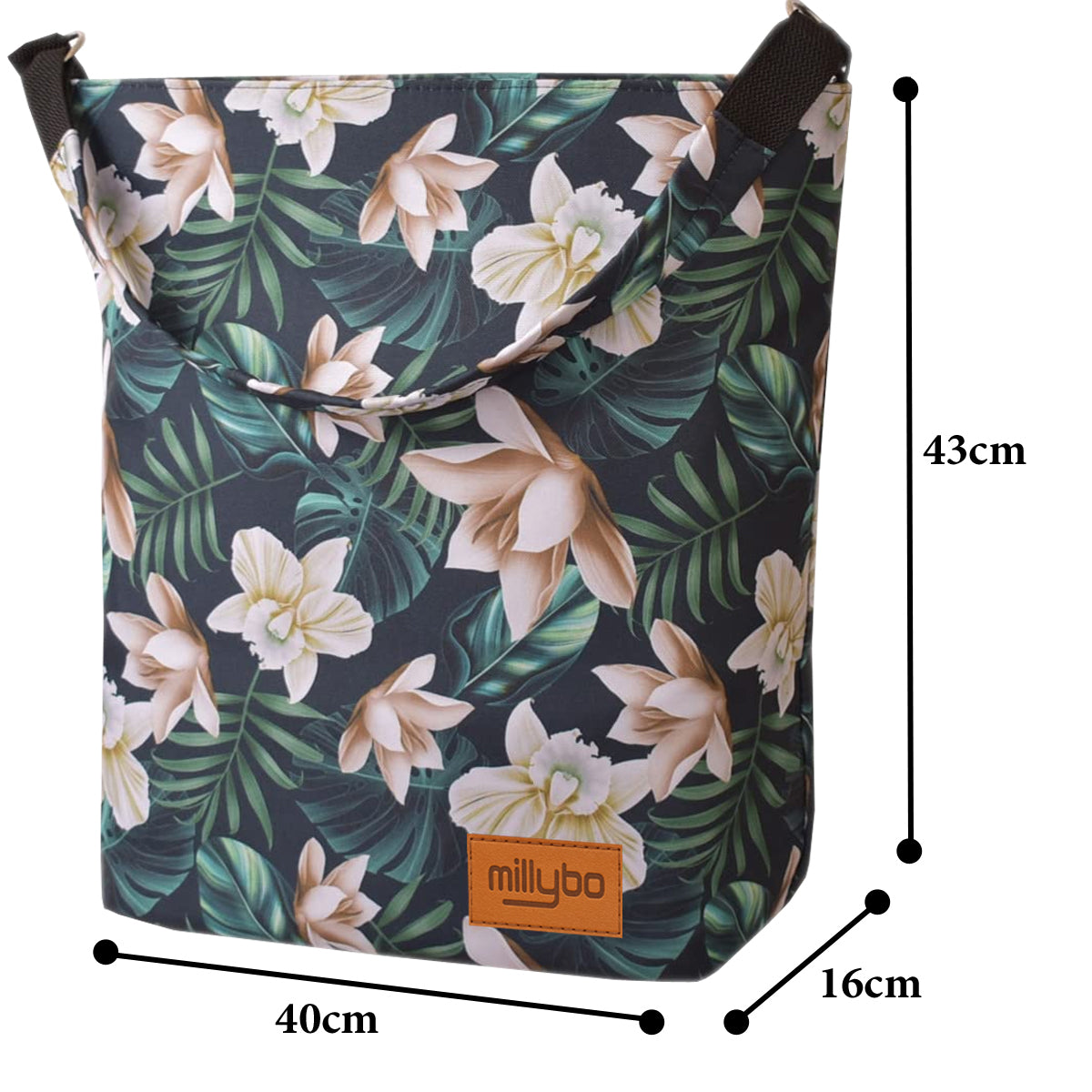 MILLYBO SHOPPER BAG Stylische Fahrradtasche für Gepäckträger 18L - 907.001