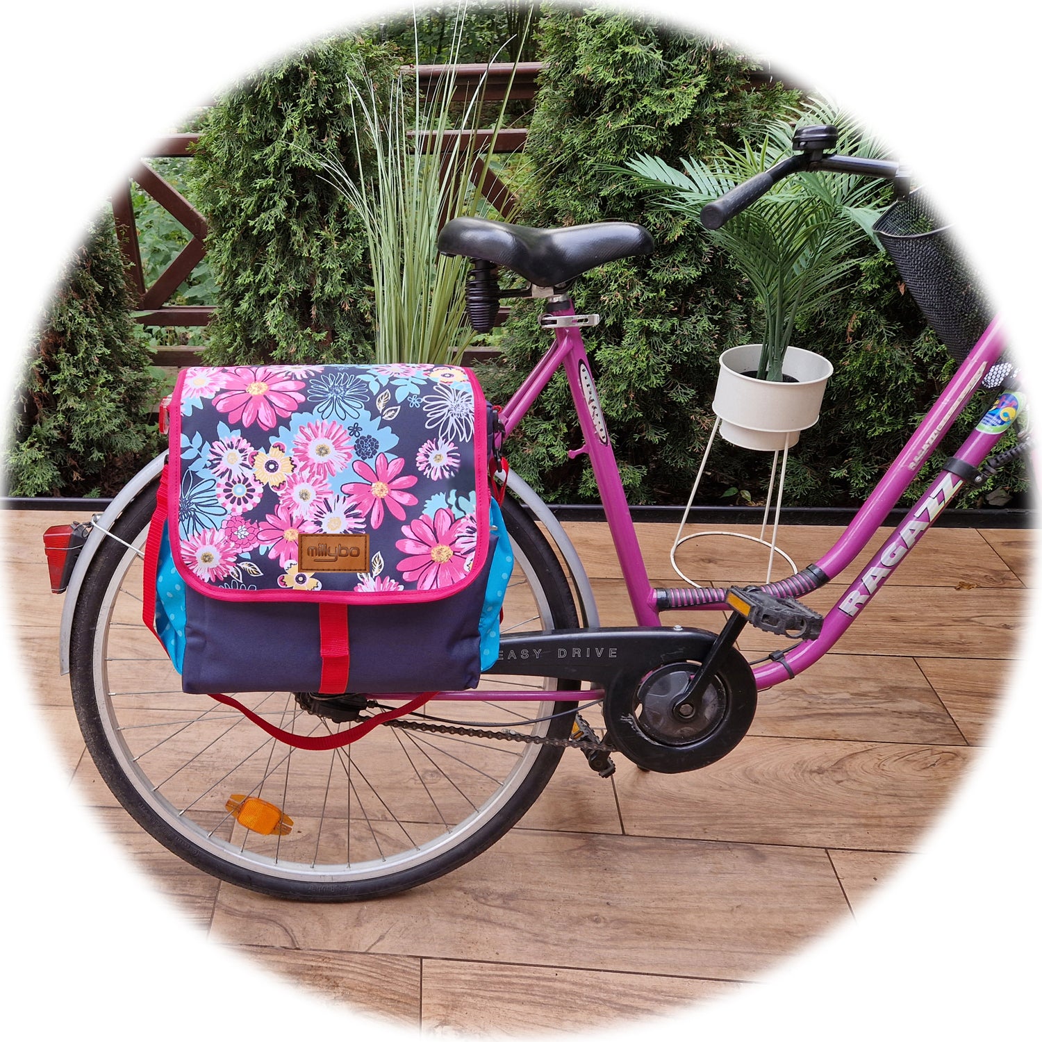 MILLYBO BETSIE Single Fahrradtasche für Gepäckträger 14L - 110.001