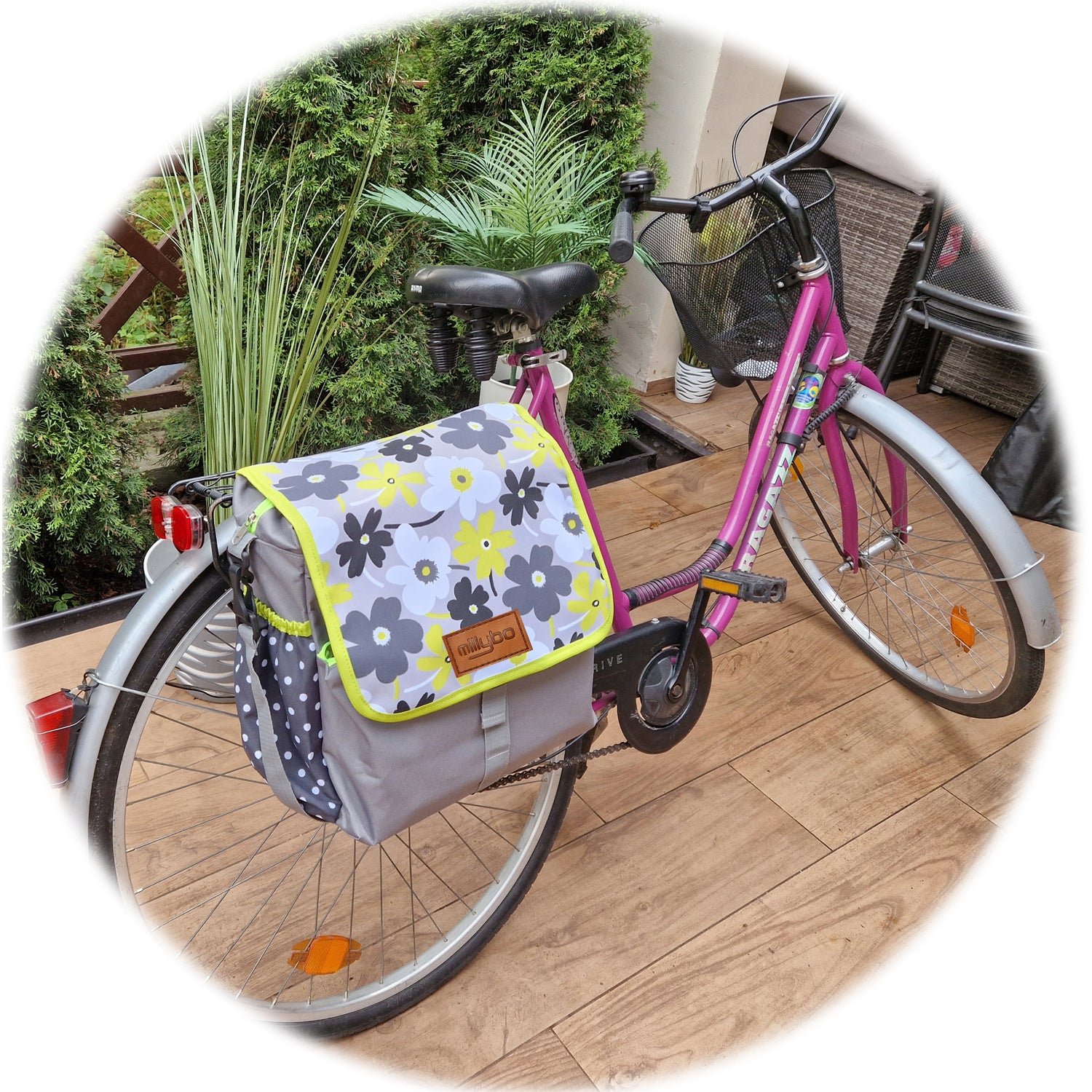MILLYBO BETSIE Single Fahrradtasche für Gepäckträger 14L - 110.004