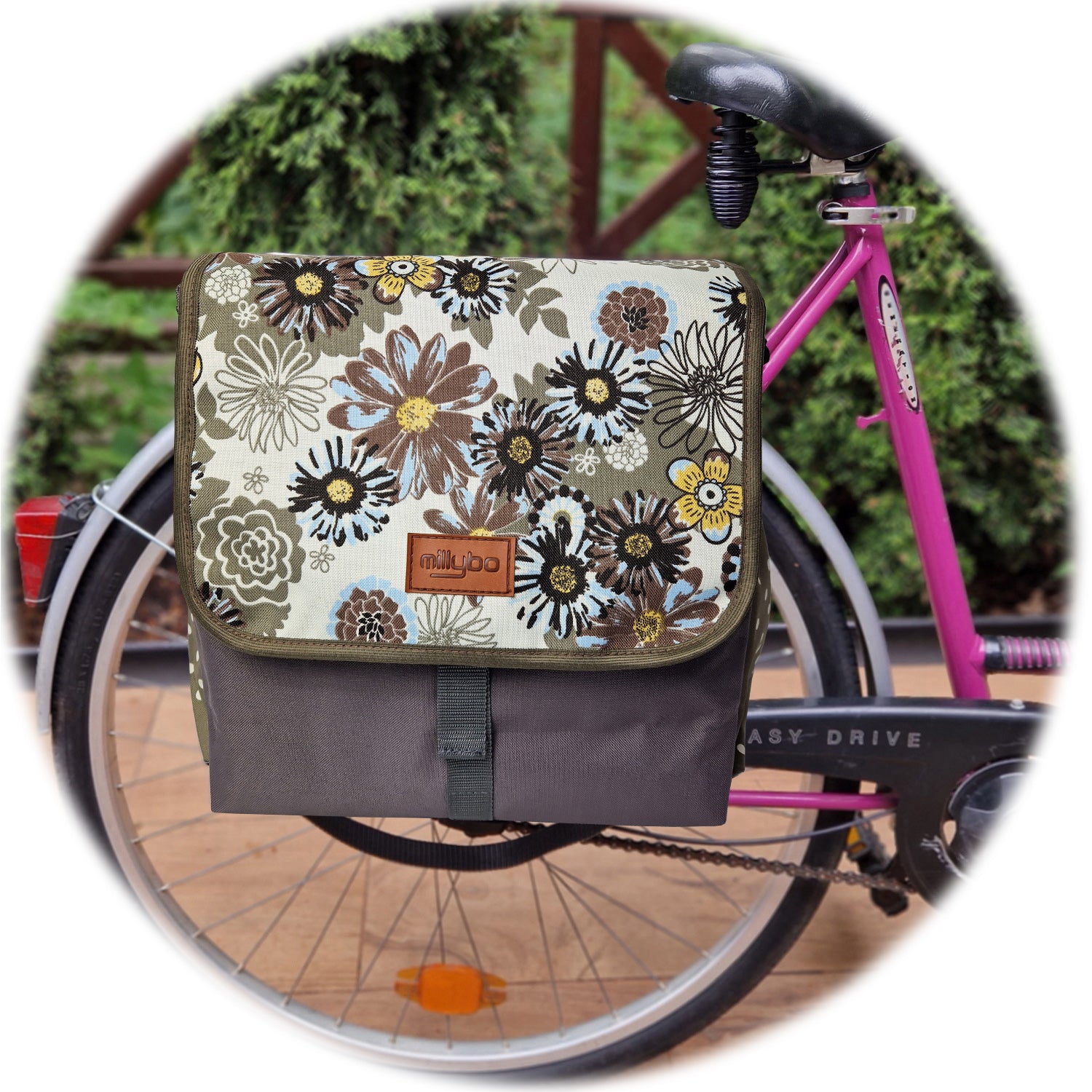 MILLYBO BETSIE Single Fahrradtasche für Gepäckträger 14L - 110.005